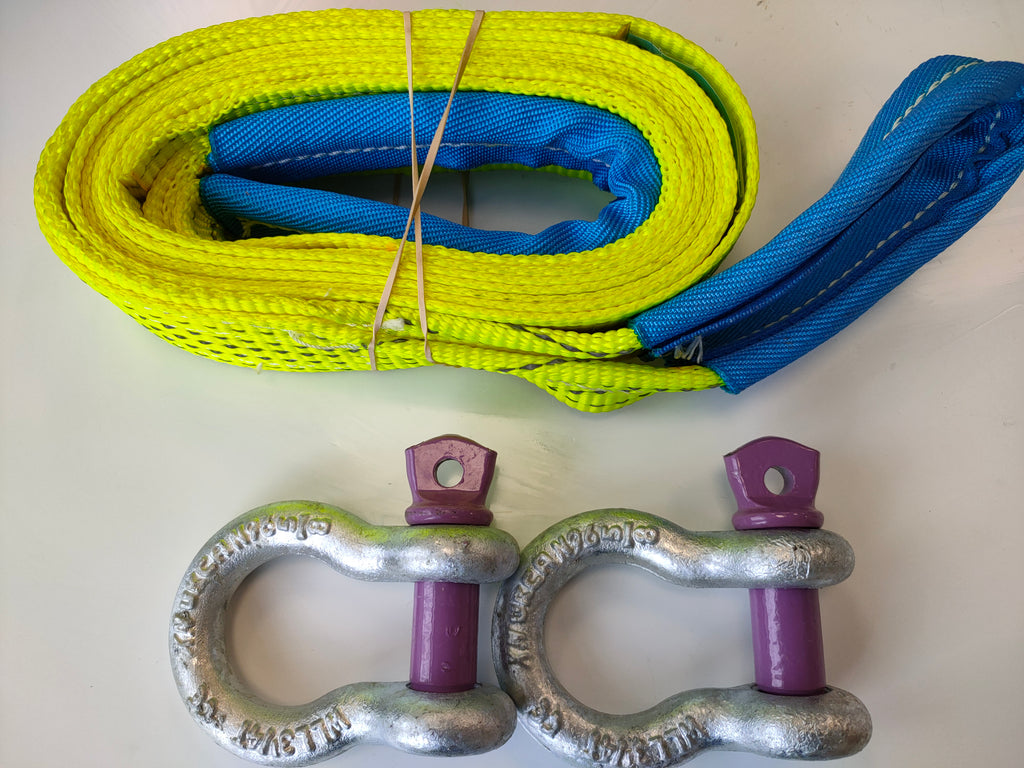 Towing Strap & Shackle Sets