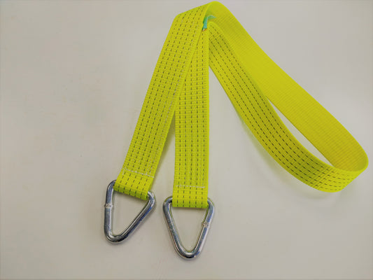5t_5000kg_hi_visibility_yellow_4x4_off_road_quick_strop_winch_recovery_strap_lightweight_1.5m_image_1