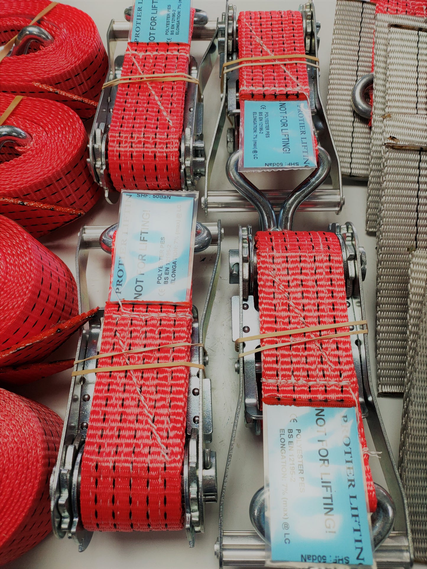 5t_5000kg_car_trailer_transporter_red_small_pad_recovery_straps_set_of_4_image_5