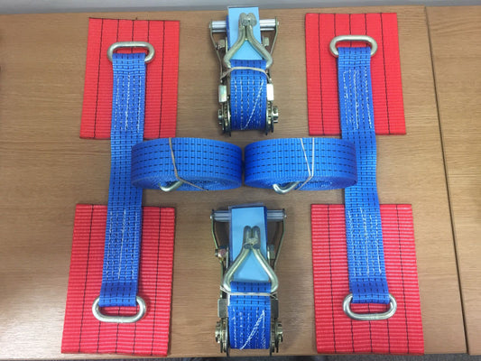 5t_5000kg_car_trailer_transporter_blue_small_pad_recovery_straps_set_of_2