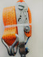 Box Of Ten 5t (5000kg) Heavy Duty Orange Ratchet Straps 8m