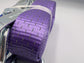 5t (5000kg) Car Trailer Transporter Purple With Reflective Strips Wheel Soft Link Strap Recovery Straps Set of 4