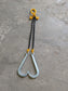 J Hook Brother Chain V-Assembly Winch Tow Recovery Assistance Off Road 1 Metre