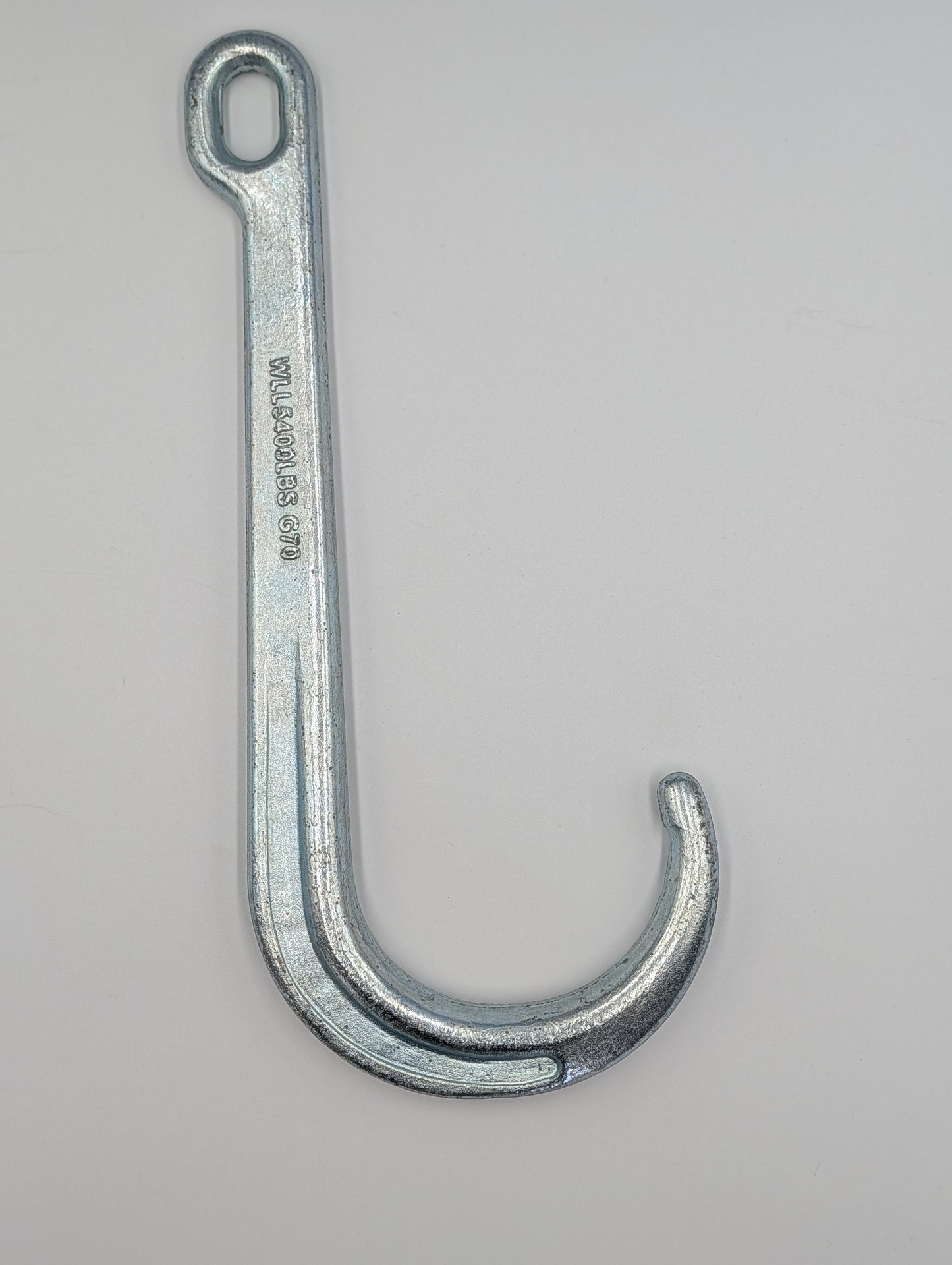 Recovery Truck Towing J Hook Silver J Shaped 5400lbs For Off Road Tow Chain Winch
