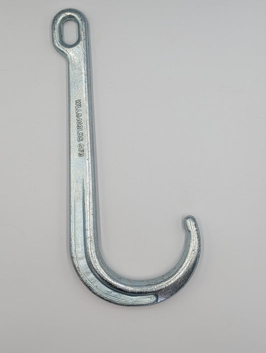 Recovery Truck Towing J Hook Silver J Shaped 5400lbs For Off Road Tow Chain Winch