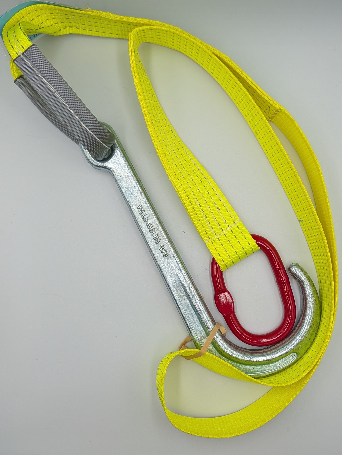 J Hook Winch Strap Single Leg Tow Recovery Assistance Off Road 2 Metre