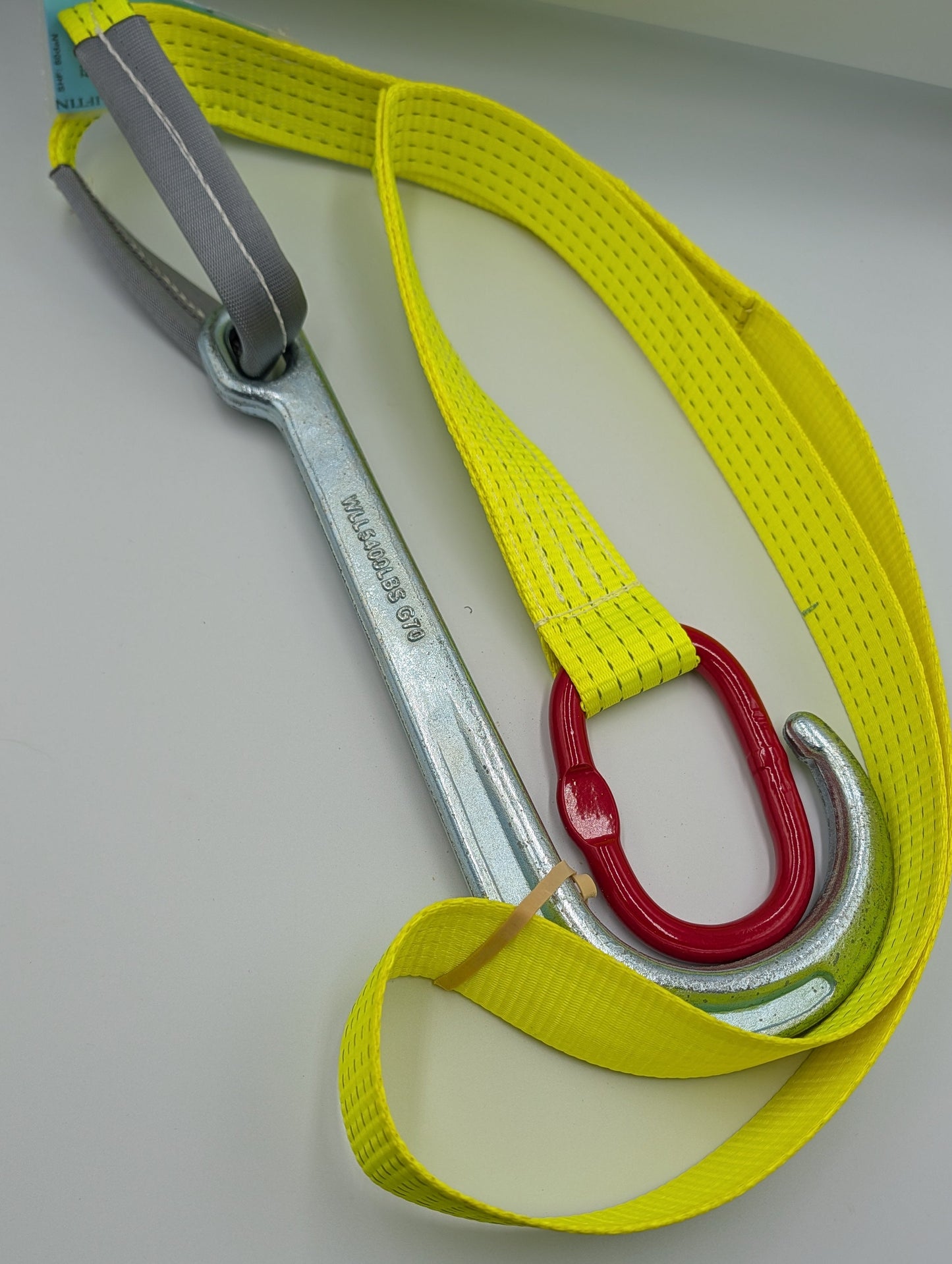 J Hook Winch Strap Single Leg Tow Recovery Assistance Off Road 2 Metre