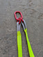 J Hook Brother Webbing V-Assembly Winch Tow Recovery Assistance Off Road 1 Metre