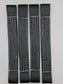 4 x Black Yellow Flat Soft Link Straps