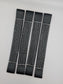 4 x Black Yellow Flat Soft Link Straps