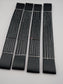4 x Black Yellow Flat Soft Link Straps