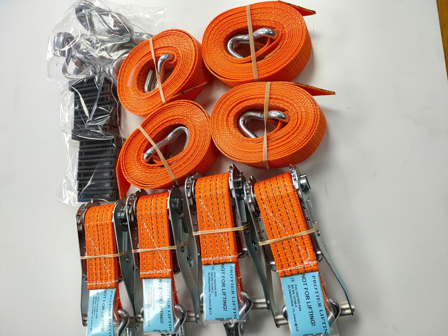 5t_5000kg_car_trailer_transporter_orange_over_tyre_recovery_straps_set_of_4_image_2