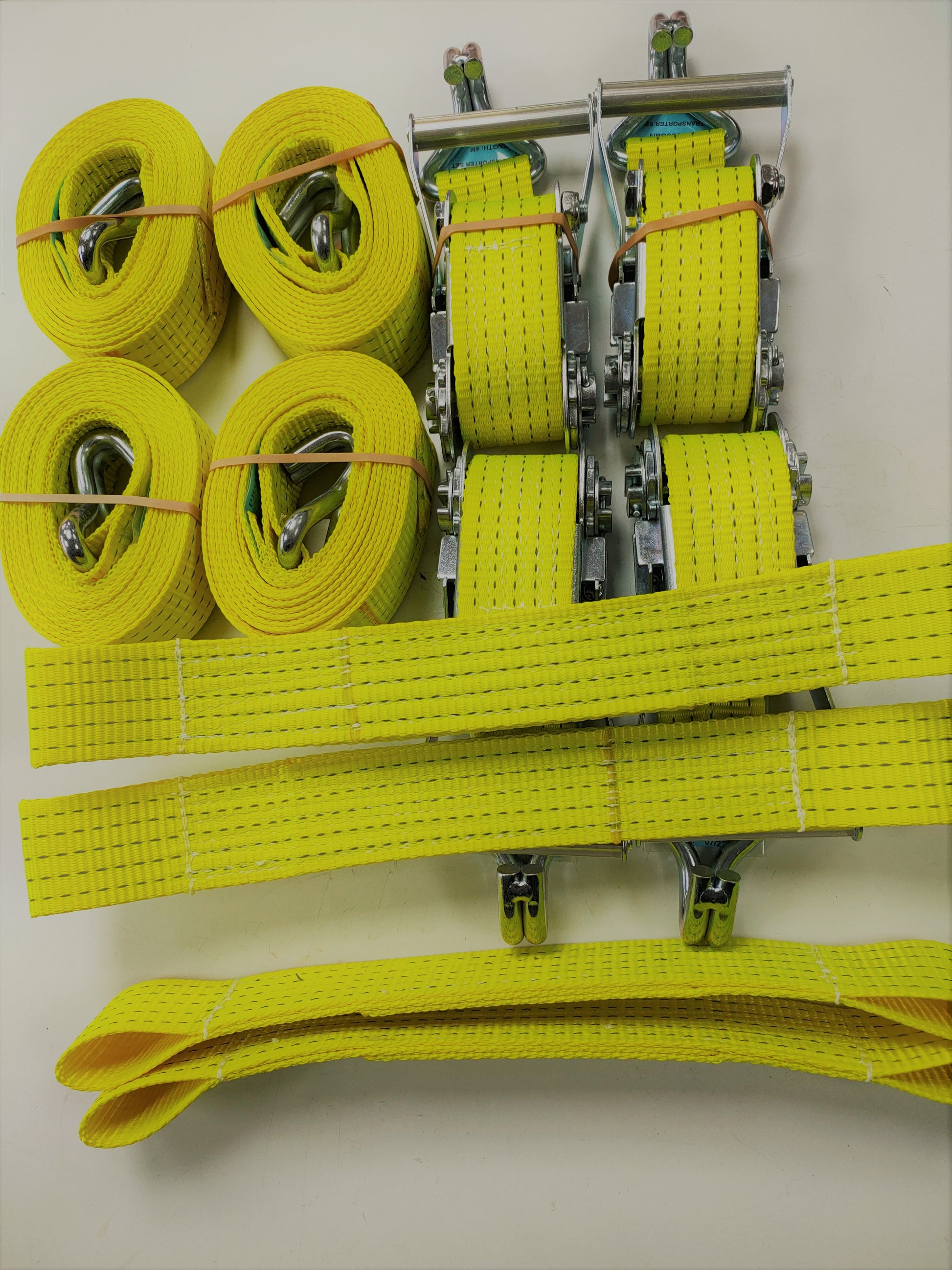 5t_5000kg_car_trailer_transporter_hi_vis_wheel_flat_soft_link_strap_recovery_straps_set_of_4_image_3