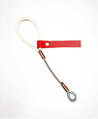 direct_ratchet_straps_1x_white_motorsport_heavy_duty_wire_towing_eye_strap_loop_for_racing_rally